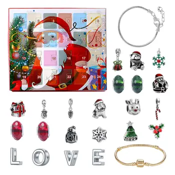 Christmas Advent Calendar DIY Pendant Charm Jewelry Bracelet 24 Days Count Down
Christmas Advent Calendar DIY Pendant Charm Jewelry Bracelet 24 Days Count Down