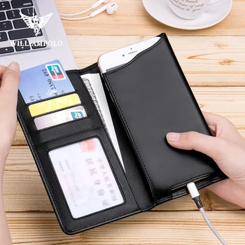 WILLIAMPOLO Convenient New Experience Phone Wallet Reserve USB Cable and Headphone Jack Opening Wen Genuine Leather Fashion
WILLIAMPOLO Convenient New Experience Phone Wallet Reserve USB Cable and Headphone Jack Opening Wen Genuine Leather Fashion