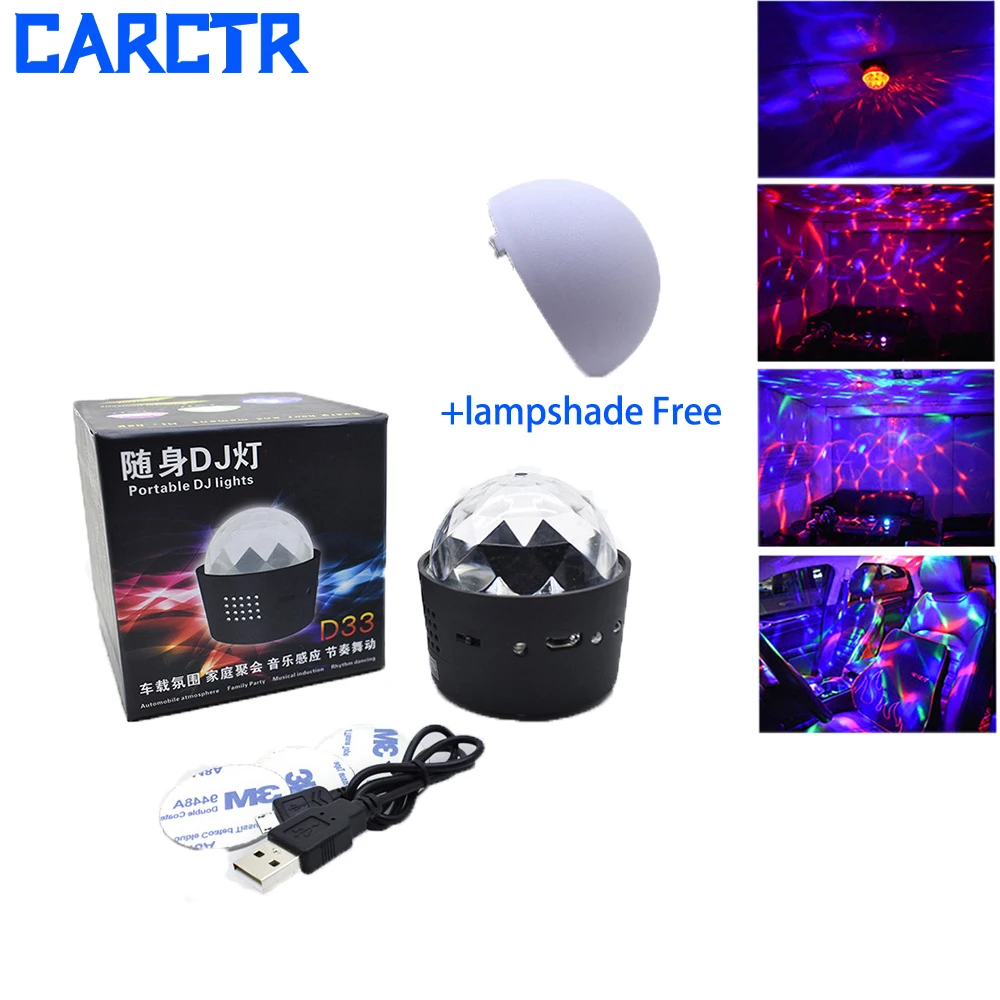 Car Atmosphere Light DJ RGB Sound Control Stage Crystal Magic Ball Ambient Light USB Charging Mini Interior Car Decorative Lamp
Car Atmosphere Light DJ RGB Sound Control Stage Crystal Magic Ball Ambient Light USB Charging Mini Interior Car Decorative Lamp