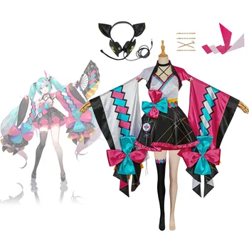 Customized Vocaloid Hatsune Miku 2020 MAGICAL MIRAI Dress Cosplay Costume Platform Slippers for Halloween Comic-con Cosplay
Customized Vocaloid Hatsune Miku 2020 MAGICAL MIRAI Dress Cosplay Costume Platform Slippers for Halloween Comic-con Cosplay