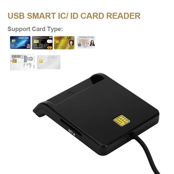 Universal USB SIM Smart Card Reader For Bank Card IC/ID EMV SD TF MMC Cardreaders USB-CCID ISO 7816 for Windows 7 8 10 Linux OS
Universal USB SIM Smart Card Reader For Bank Card IC/ID EMV SD TF MMC Cardreaders USB-CCID ISO 7816 for Windows 7 8 10 Linux OS