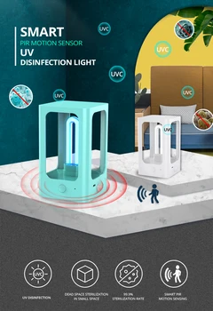 UV Light Sterilizer Smart Sensor Ultraviolet Ozone sterilization USB Ultraviolet Disinfection Light Quartz Lamp LED UVC Germicid
UV Light Sterilizer Smart Sensor Ultraviolet Ozone sterilization USB Ultraviolet Disinfection Light Quartz Lamp LED UVC Germicid