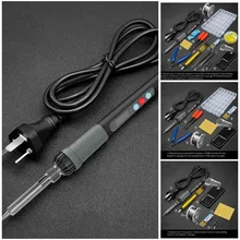 Digital Display Constant Temperature Electric Soldering Iron Kit Internal Heating Electric Soldering Iron Set Welding Repair Too
Digital Display Constant Temperature Electric Soldering Iron Kit Internal Heating Electric Soldering Iron Set Welding Repair Too