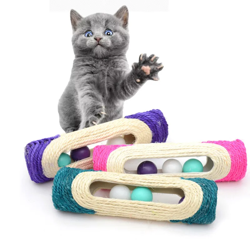 Cat Toys Interactive Cat Scratcher Rolling Tunnel Sisal Ball Trapped for Cats Interactive Training Scratching Toys Cat Scratcher
Cat Toys Interactive Cat Scratcher Rolling Tunnel Sisal Ball Trapped for Cats Interactive Training Scratching Toys Cat Scratcher
