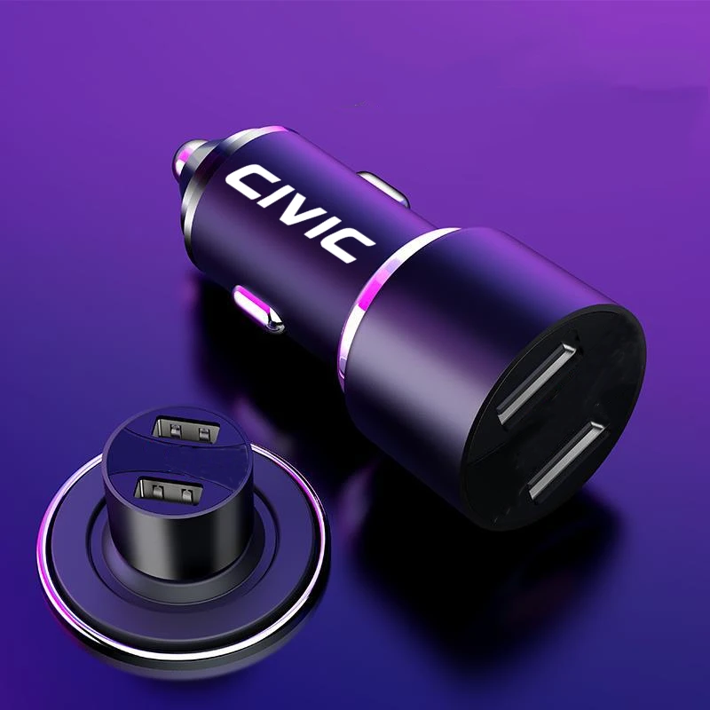 Car Dual USB Universal Charger Quick Charge 3.4A Fast Charging in car 2 Port mobile phone charger For Honda civic 20 10th
Car Dual USB Universal Charger Quick Charge 3.4A Fast Charging in car 2 Port mobile phone charger For Honda civic 20 10th