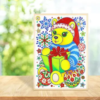 5D DIY Special Shaped Diamond Painting Canvas Santa Bear Embroidery Mosaic Kits Christmas Household Wall Decoration
5D DIY Special Shaped Diamond Painting Canvas Santa Bear Embroidery Mosaic Kits Christmas Household Wall Decoration