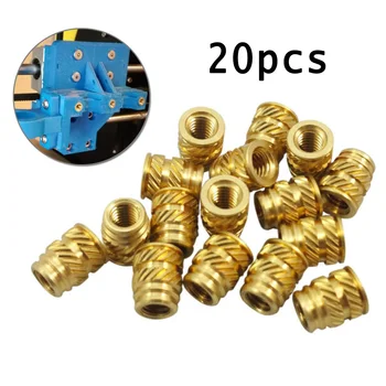 20pcs Nuts 10-32 Long Brass Threaded Heat Set Insert For Plastic 3D Printing Metal Durable And Practical High Quality
20pcs Nuts 10-32 Long Brass Threaded Heat Set Insert For Plastic 3D Printing Metal Durable And Practical High Quality