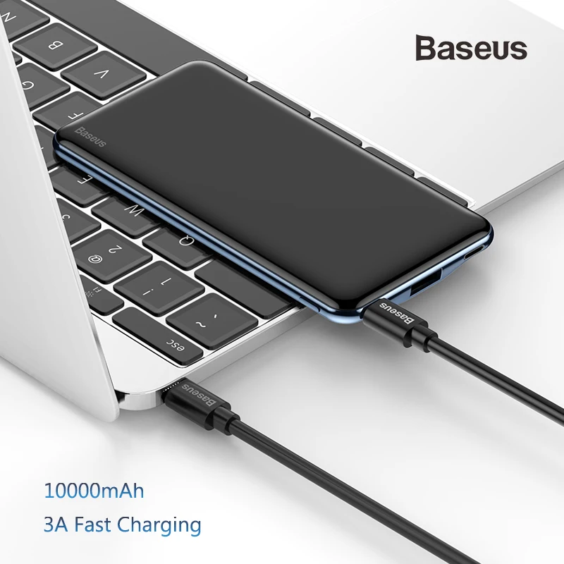 Baseus 3A Power Bank 10000mAh PD3.0 Quick Charger USB-C Fast Charging External Battery For iPhone Samsung Xiaomi Powerbank Pack
Baseus 3A Power Bank 10000mAh PD3.0 Quick Charger USB-C Fast Charging External Battery For iPhone Samsung Xiaomi Powerbank Pack