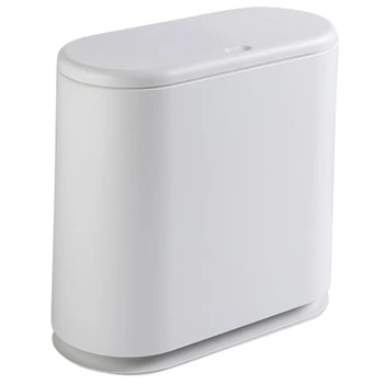 Trash Cans For The Kitchen Bathroom Wc Garbage Classification Rubbish Bin Dustbin Bucket Press-Type Waste Bin White
Trash Cans For The Kitchen Bathroom Wc Garbage Classification Rubbish Bin Dustbin Bucket Press-Type Waste Bin White