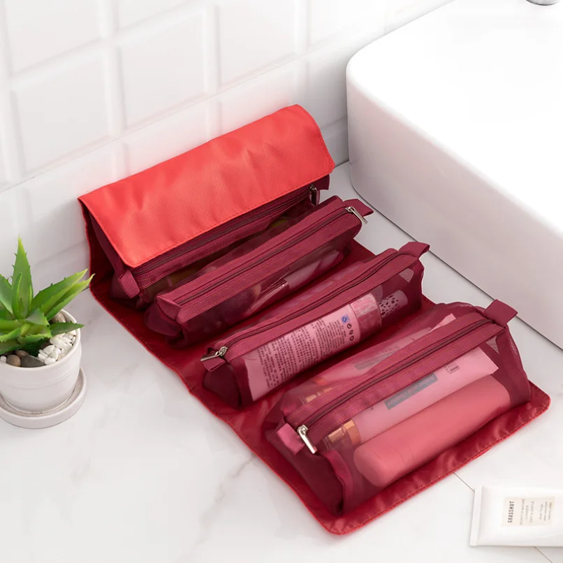 Traveling Hanging Cosmetic Bag Women Zipper Case Make Up Toiletry Wash Bag Makeup Bags Necessaries Storage Organizer Toilet Bag
Traveling Hanging Cosmetic Bag Women Zipper Case Make Up Toiletry Wash Bag Makeup Bags Necessaries Storage Organizer Toilet Bag