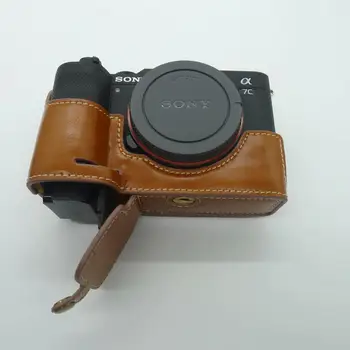 Camera Bag PU Leather Half Body Set Cover For Sony A7C Alpha 7C ILCE-7C Bottom Case With Battery Opening
Camera Bag PU Leather Half Body Set Cover For Sony A7C Alpha 7C ILCE-7C Bottom Case With Battery Opening