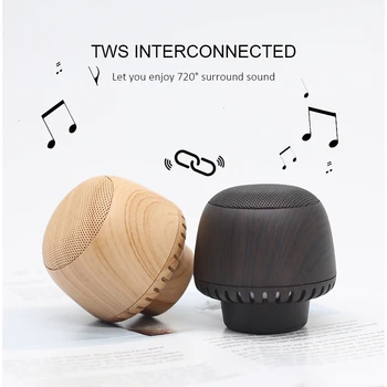 CHIYI Wireless Bluetooth Speaker Waterproof Mini Bluetooth Speaker Wood Mushroom Design Outdoor Portable Stereo Subwoofer
CHIYI Wireless Bluetooth Speaker Waterproof Mini Bluetooth Speaker Wood Mushroom Design Outdoor Portable Stereo Subwoofer