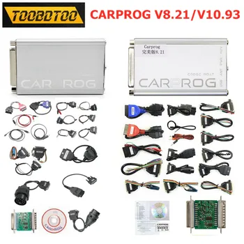 

High Quality Full Adapter V8.21 V10.93 Car prog ECU Chip Tuning Tool Carprog V10.93 V8.21 Auto Repair Programmer Diagnostic Tool