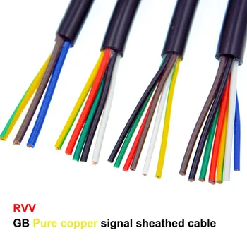 Power signal 10-core control sheathed cable, RVV 10*0.2 mm2 (100 meters per roll)
Power signal 10-core control sheathed cable, RVV 10*0.2 mm2 (100 meters per roll)