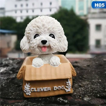Car Ornament Cute Shaking Head Dog Automobiles Dashboard Swing Nodding Puppy Doll Decoration Ornaments Toys Gift Car Accessary
Car Ornament Cute Shaking Head Dog Automobiles Dashboard Swing Nodding Puppy Doll Decoration Ornaments Toys Gift Car Accessary