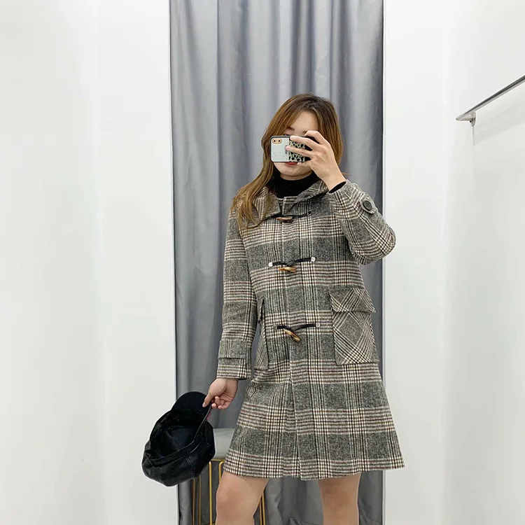 Overplus of Goods Exported to Europe And US Women's 2019 Autumn And Winter New Style Long Sleeve Pattern Hooded Long Woolen Coat
Overplus of Goods Exported to Europe And US Women's 2019 Autumn And Winter New Style Long Sleeve Pattern Hooded Long Woolen Coat