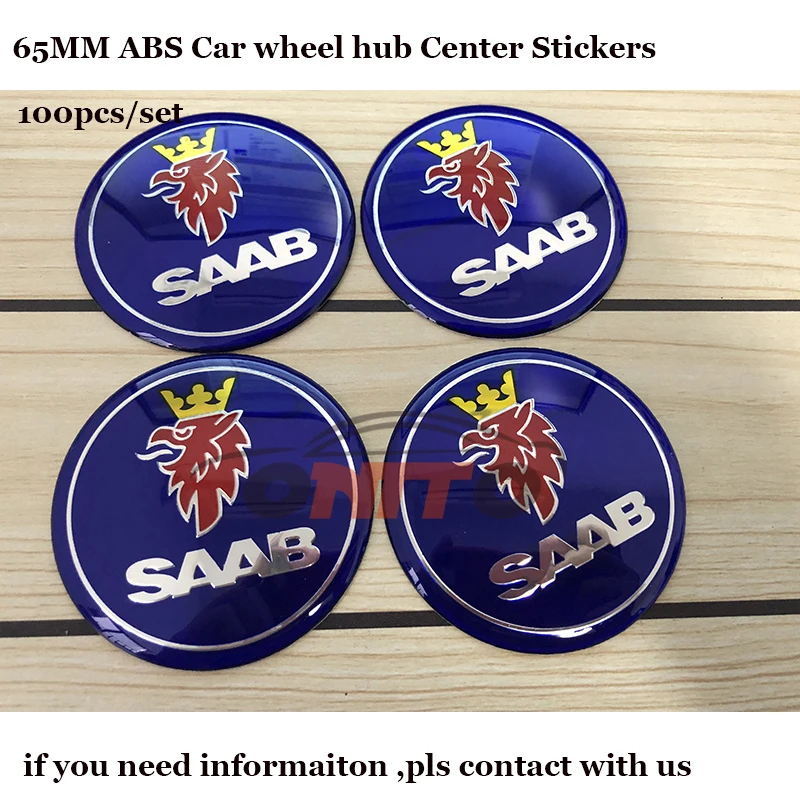65mm Car logo Badge Emblem Wheel hub stickers 100pcs/set for Saab 9-3 9-5 93 95 BJ SCS ABS Auto Center Label Covers decals
65mm Car logo Badge Emblem Wheel hub stickers 100pcs/set for Saab 9-3 9-5 93 95 BJ SCS ABS Auto Center Label Covers decals