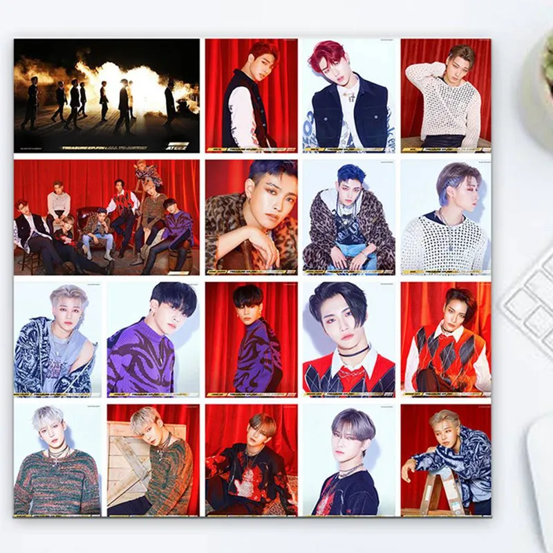 18Pcs/Box KPOP ATEEZ Album The Collection HD Photo Card PVC Cards Self Made LOMO Card Photocard
18Pcs/Box KPOP ATEEZ Album The Collection HD Photo Card PVC Cards Self Made LOMO Card Photocard