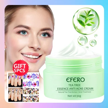 EFERO Anti Acne Face Cream Oil Control Anti Wrinkle Cream for Face Skin Whitening Cream Tea Tree Acne Scar Removal Acne Cream
EFERO Anti Acne Face Cream Oil Control Anti Wrinkle Cream for Face Skin Whitening Cream Tea Tree Acne Scar Removal Acne Cream