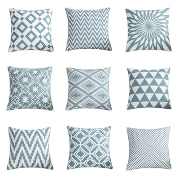Nordic Style Geometric Cushion Cover Blue Series Square Embroidery Pillow Case Home Sofa Decorative Seat Car Waist Pillow Cover
Nordic Style Geometric Cushion Cover Blue Series Square Embroidery Pillow Case Home Sofa Decorative Seat Car Waist Pillow Cover