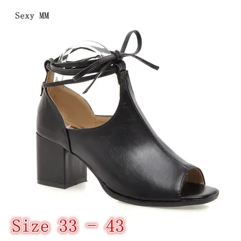 Peep Toe Women High Heel Sandals Office Career Shoes Woman High Heels Pumps Small Plus Size 33 34 - 40 41 42 43
Peep Toe Women High Heel Sandals Office Career Shoes Woman High Heels Pumps Small Plus Size 33 34 - 40 41 42 43