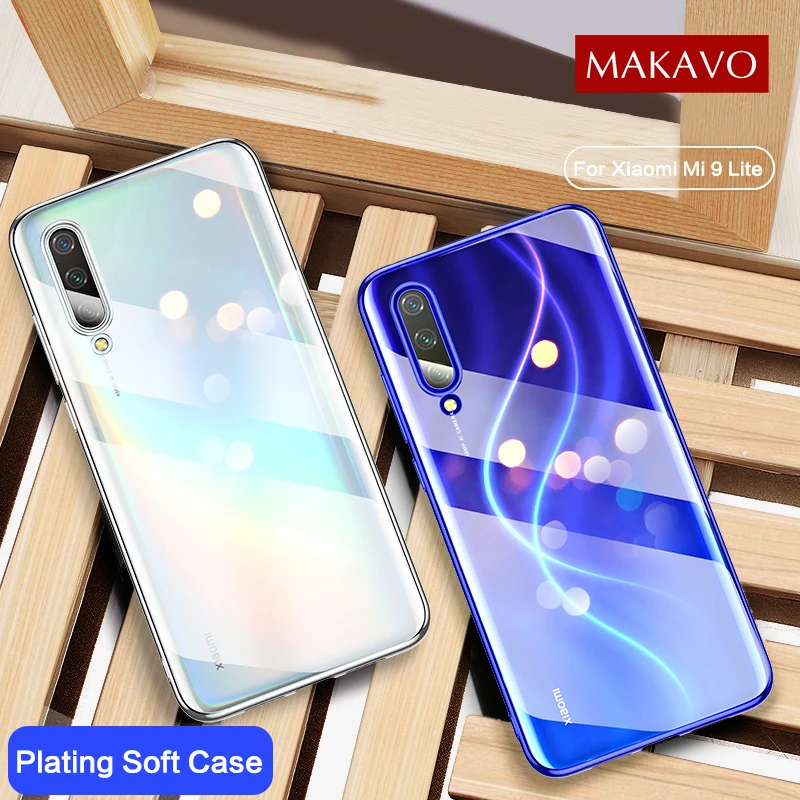 MAKAVO Case For Xiaomi Mi 9 Lite Soft Clear Plating Back Cover For Xiomi Xiaomi Mi A3 Mi 9 SE Phone Cases
MAKAVO Case For Xiaomi Mi 9 Lite Soft Clear Plating Back Cover For Xiomi Xiaomi Mi A3 Mi 9 SE Phone Cases