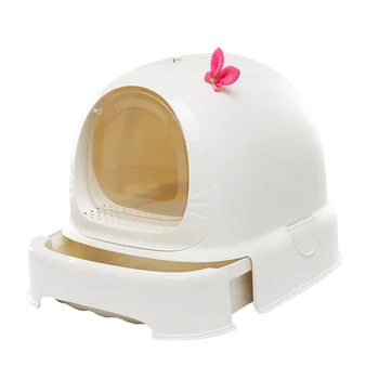 Cat Sand Pot Fully Closed Cat Toilet Deodorization Extra Large Anti-splash Cat Sand Pot Cat Products Drawer Cat Dung Pot
Cat Sand Pot Fully Closed Cat Toilet Deodorization Extra Large Anti-splash Cat Sand Pot Cat Products Drawer Cat Dung Pot