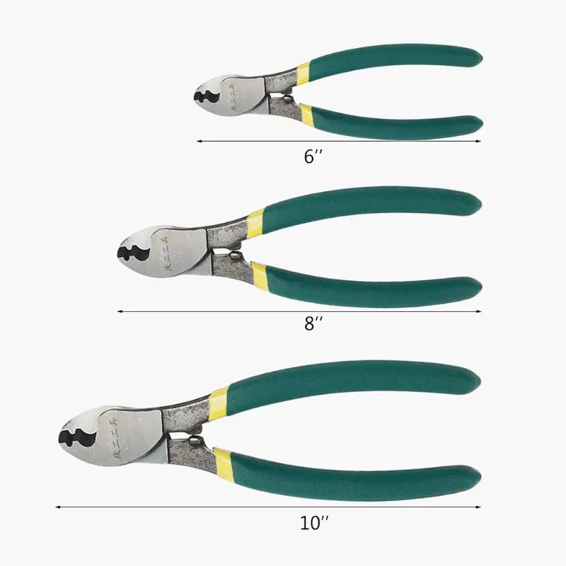 1PC 6''/ 8''/10'' High Carbon Steel Wire Cutter Hand Tool Mini Pliers Cable Cutter Electric Wire Cutting Stripper Pliers
1PC 6''/ 8''/10'' High Carbon Steel Wire Cutter Hand Tool Mini Pliers Cable Cutter Electric Wire Cutting Stripper Pliers