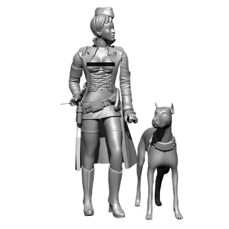 1/35 5cm Epoxy resin German Female Officer with Military dog Resin Figure Soldier Model Children's Simulation War Game Kids Toy
1/35 5cm Epoxy resin German Female Officer with Military dog Resin Figure Soldier Model Children's Simulation War Game Kids Toy