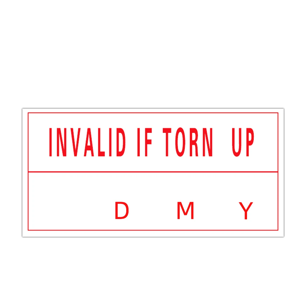 1000pcs Fragile Warranty Stickers Writable Self-adhesive Labels Torn Up Invalid Priints Insurance Case Label
1000pcs Fragile Warranty Stickers Writable Self-adhesive Labels Torn Up Invalid Priints Insurance Case Label