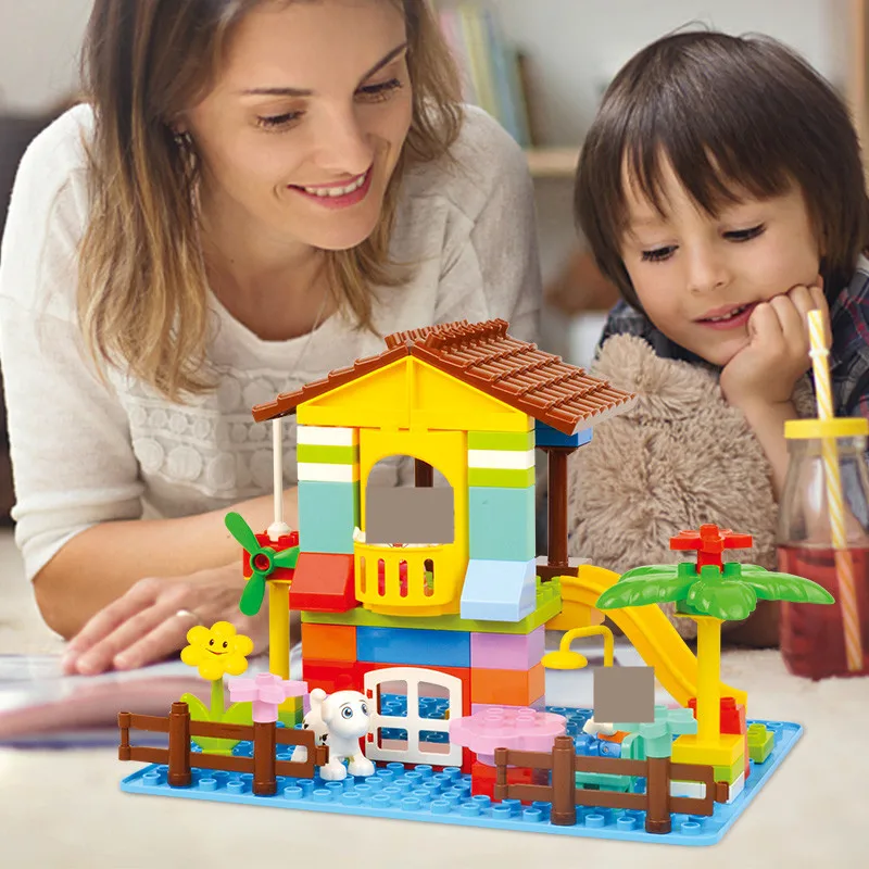 Big Size Building Blocks 70pcs Amusement Park Model Building Toys Large Size Kid Educational Toy Blocks Plastic Castle
Big Size Building Blocks 70pcs Amusement Park Model Building Toys Large Size Kid Educational Toy Blocks Plastic Castle