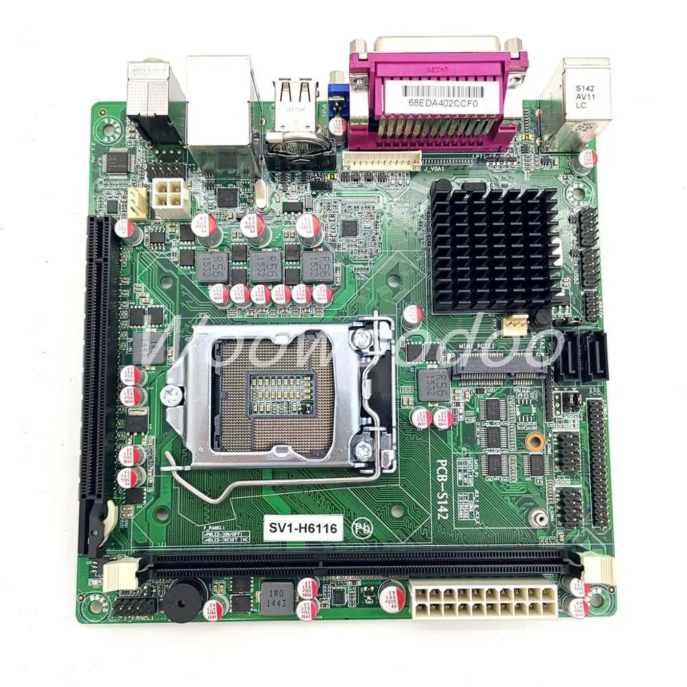 SV1-H6116 6xcom 1xlan 1xPCI-E 1xMini-PCIe Mini-ITX Промышленная материнская плата ЦП | Компьютеры и офис