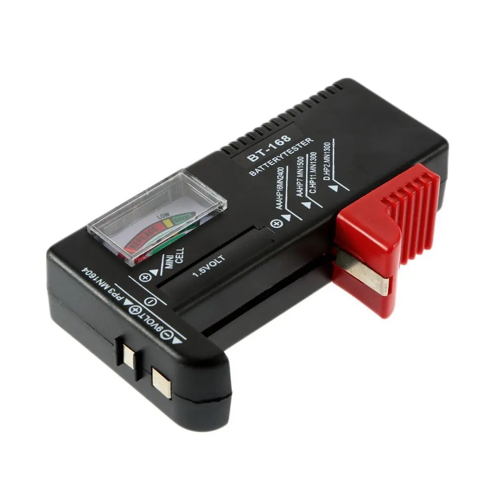 BT-168 Battery Tester Portable Universal Digital Volt Tester Checker Button Cell Battery Volt Checker
BT-168 Battery Tester Portable Universal Digital Volt Tester Checker Button Cell Battery Volt Checker