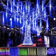 8Pcs 50cm Meteor Shower Rain Lights LED Falling Rain Fairy String Lights Christmas Wedding Party Garden Yard Tree Decor
8Pcs 50cm Meteor Shower Rain Lights LED Falling Rain Fairy String Lights Christmas Wedding Party Garden Yard Tree Decor