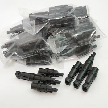 10 Pairs/Lot 3T solar panel connector multi T Branch four way plug battery board assembly parallel connection (3 in one out)
10 Pairs/Lot 3T solar panel connector multi T Branch four way plug battery board assembly parallel connection (3 in one out)