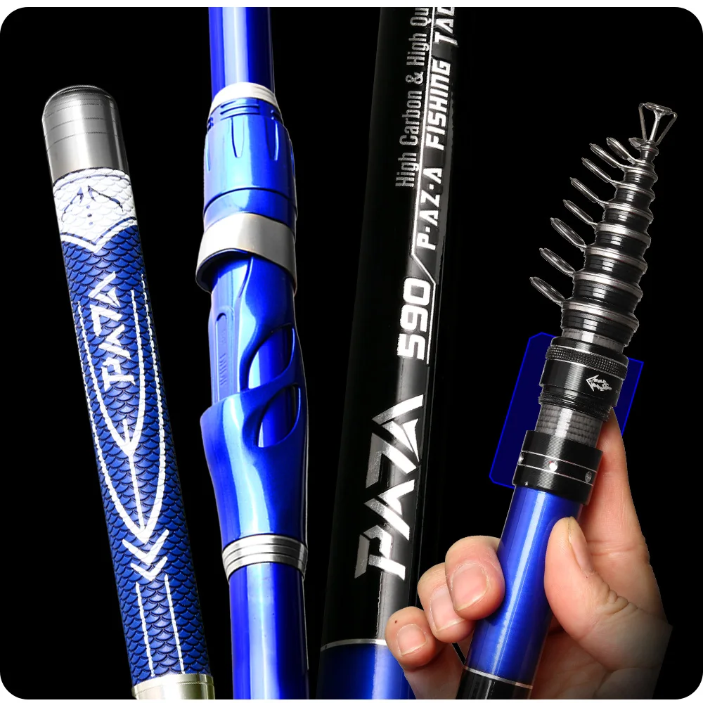 Telescopic Rock Fishing Rod Travel Spinning Power Fly Carp Feeder 100% carbon Fiber Pesca 6.3M 5.9M 5.4M 4.5M 3.6M 2.7M
Telescopic Rock Fishing Rod Travel Spinning Power Fly Carp Feeder 100% carbon Fiber Pesca 6.3M 5.9M 5.4M 4.5M 3.6M 2.7M