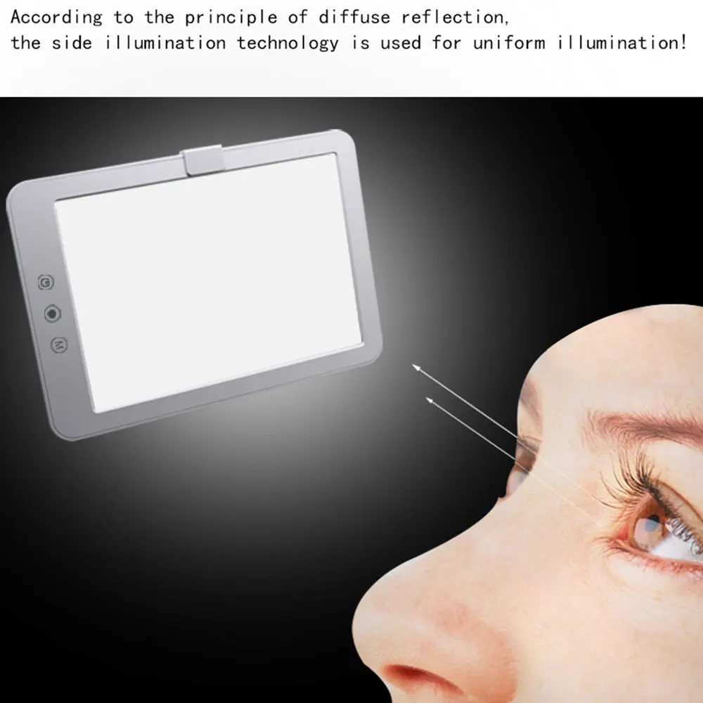 10000 Lux Phototherapy lamp LED photo face bionic solar phototherapy lamp Promise dimming eye protection table lamp
10000 Lux Phototherapy lamp LED photo face bionic solar phototherapy lamp Promise dimming eye protection table lamp