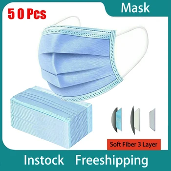 Masks 3 Layers Disposable Mask Dust protection Face Masks Dust Filter Safety Proof Flu Earloop Wholesale/Dropshipping
Masks 3 Layers Disposable Mask Dust protection Face Masks Dust Filter Safety Proof Flu Earloop Wholesale/Dropshipping