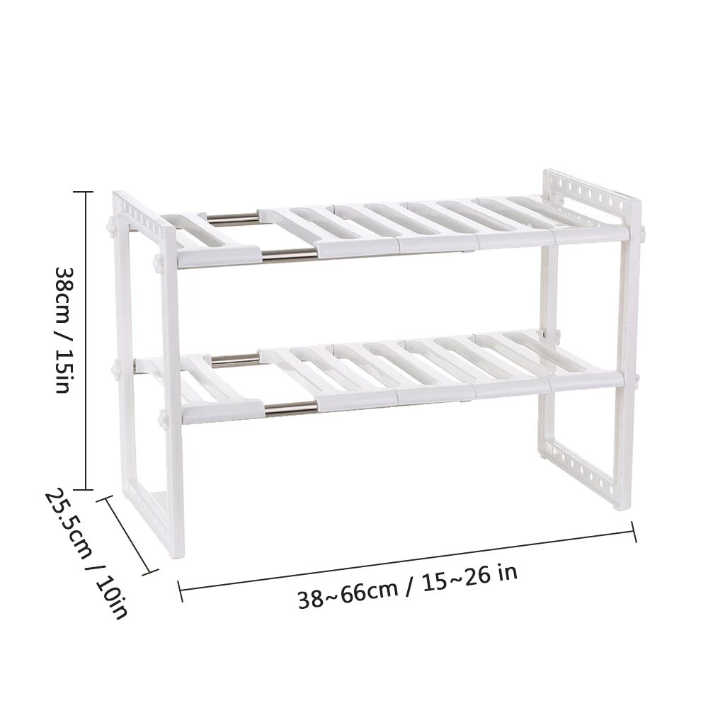 Hot Multi-functional Under 2-Tier Expandable Shelf Storage Organizer Adjustable Stainless Steel Kitchen Under Sink Storage Rack
Hot Multi-functional Under 2-Tier Expandable Shelf Storage Organizer Adjustable Stainless Steel Kitchen Under Sink Storage Rack