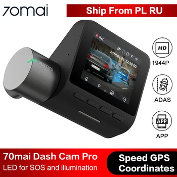 70mai Dash Cam Pro Smart Car DVR Camera Wifi 1944P HD GPS ADAS Voice Control Parking Monitor 140FOV Night Vision Dash Camera 
70mai Dash Cam Pro Smart Car DVR Camera Wifi 1944P HD GPS ADAS Voice Control Parking Monitor 140FOV Night Vision Dash Camera