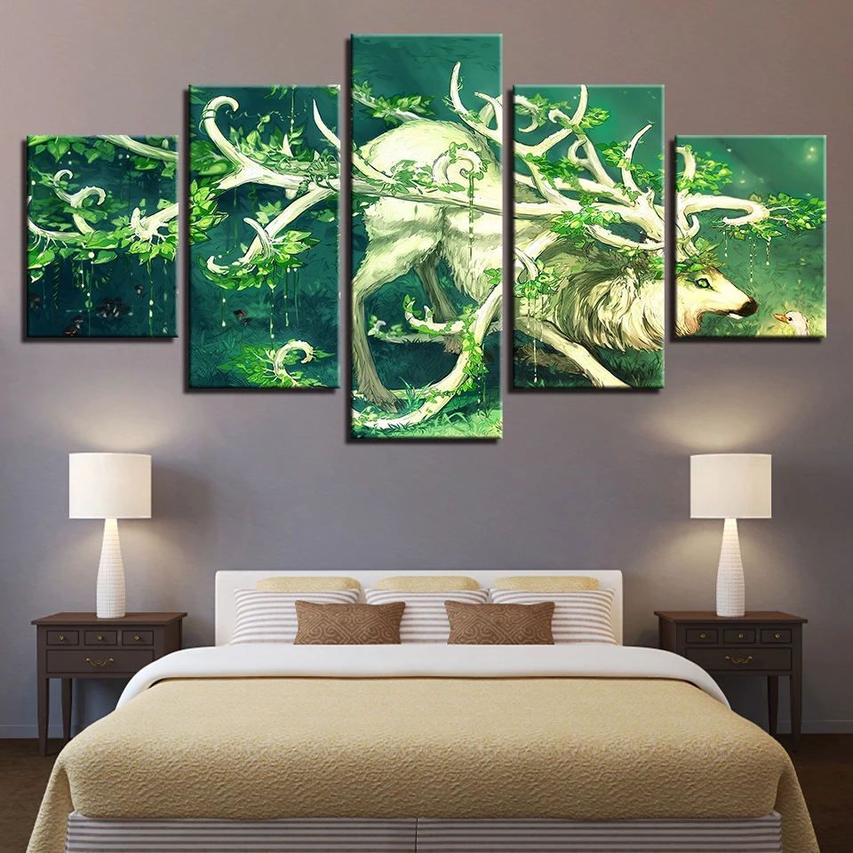 Canvas Painting Wall Art Framework 5 Pieces Forest Animal Deer Pictures Modular Home Decor HD Print Tree Horned Elk Bucks Poster
Canvas Painting Wall Art Framework 5 Pieces Forest Animal Deer Pictures Modular Home Decor HD Print Tree Horned Elk Bucks Poster