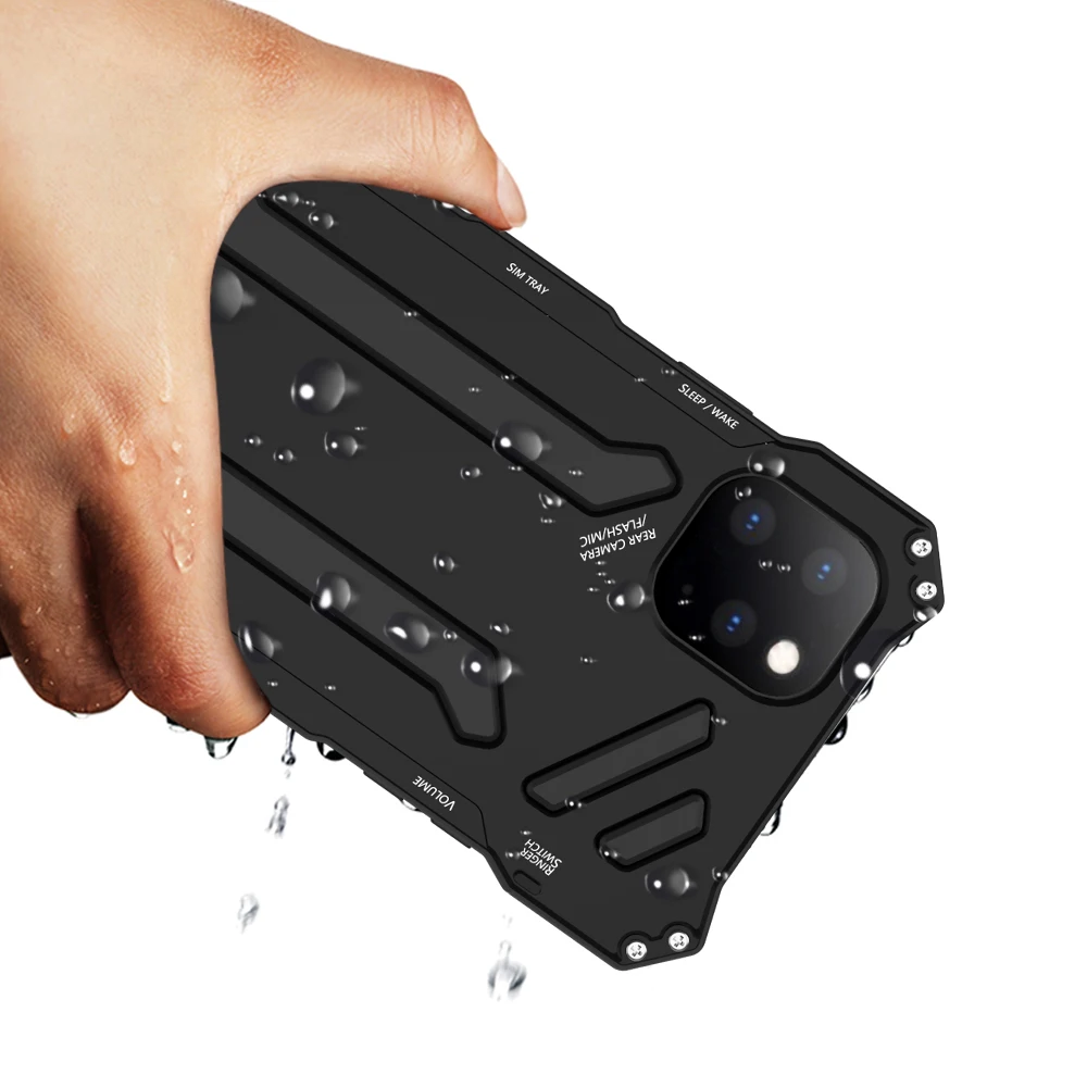 Luxury Armor Screw Mounting Aluminum Metal Phone Case for iPhone 11 11Pro Max 11 Pro XS XR 7 8 Plus Cover Waterproof Caso Case
Luxury Armor Screw Mounting Aluminum Metal Phone Case for iPhone 11 11Pro Max 11 Pro XS XR 7 8 Plus Cover Waterproof Caso Case