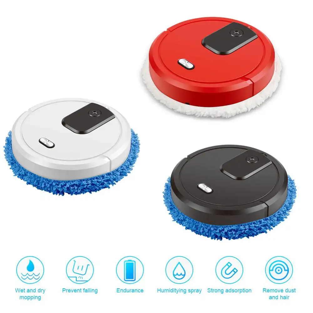 Mopping Sweeping Robot Spray Wet and Dry Machine with Purple Light Smart Sweeping Machine Ideal for Pet Hair Floor and Carpets
Mopping Sweeping Robot Spray Wet and Dry Machine with Purple Light Smart Sweeping Machine Ideal for Pet Hair Floor and Carpets