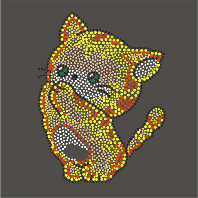 Rhinestones Stickers Cat Patch Hoodie Strass Hotfix kids' Wear Iron On Transfers For Clothing Custom Crystal Motif Art Crafts
Rhinestones Stickers Cat Patch Hoodie Strass Hotfix kids' Wear Iron On Transfers For Clothing Custom Crystal Motif Art Crafts