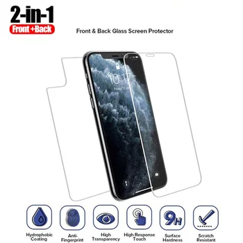 Front+Back Film Safety Tempered Glass Cover on for iPhone 11 Pro Max XS XR X 8 7 6 6S Plus 5 5S 4S Screen Protector
Front+Back Film Safety Tempered Glass Cover on for iPhone 11 Pro Max XS XR X 8 7 6 6S Plus 5 5S 4S Screen Protector