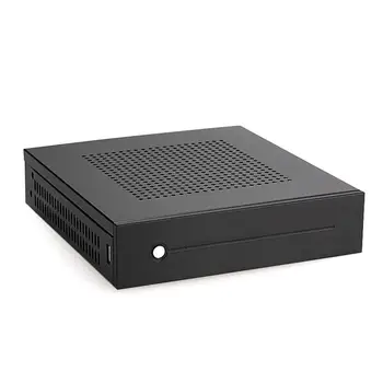 ALLOYSEED E-T3 Mini-ITX Case Ultra Slim 0.8mm SECC Desktop Computer PC Chassis Cases HTPC Case Support Wall Mount
ALLOYSEED E-T3 Mini-ITX Case Ultra Slim 0.8mm SECC Desktop Computer PC Chassis Cases HTPC Case Support Wall Mount