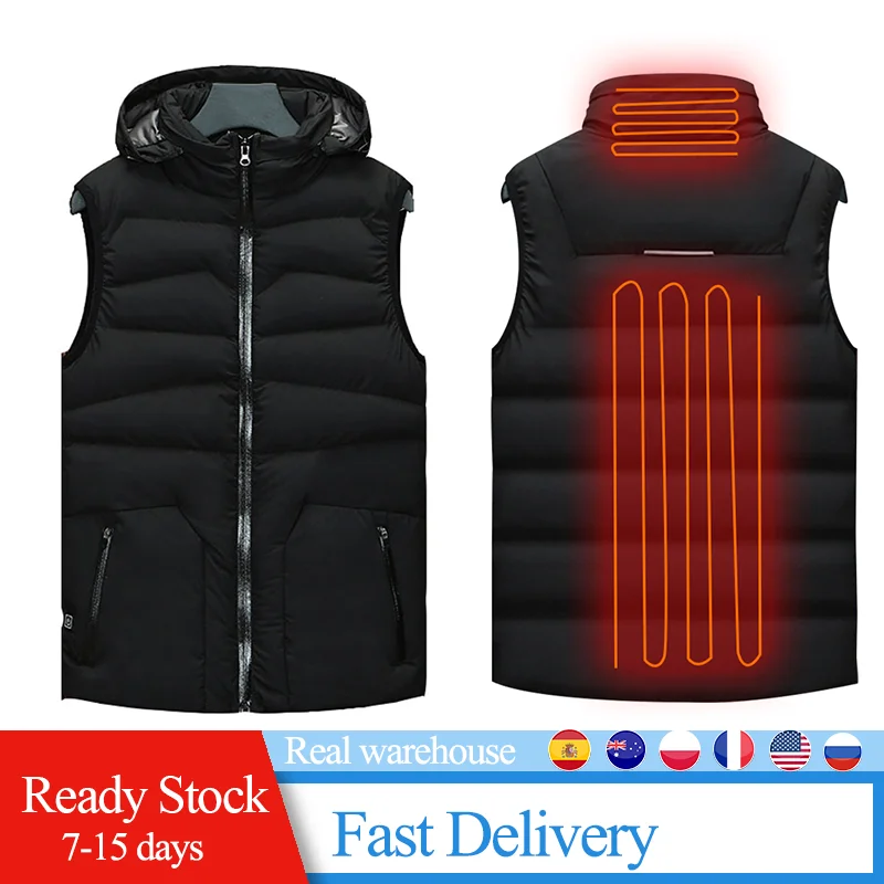 2 Areas Heated Vest Men Women Usb Heated Jacket Heating Vest Thermal Clothing Hunting Vest Winter Heating Jacket
2 Areas Heated Vest Men Women Usb Heated Jacket Heating Vest Thermal Clothing Hunting Vest Winter Heating Jacket