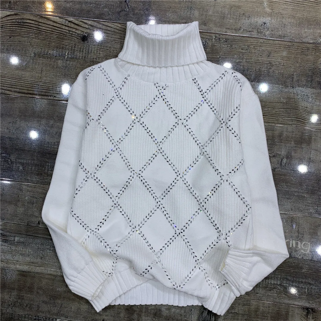 Sweater Women Spring Winter New Industry Diamond Pattern Turtle-Neck Long-Sleeve Sweater Women's Sweaters Jumpers Pull Femme
Sweater Women Spring Winter New Industry Diamond Pattern Turtle-Neck Long-Sleeve Sweater Women's Sweaters Jumpers Pull Femme
