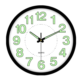 Night Light Quartz Wall Clock Silent Battery Glowing Simple Wall Clock Electronic Living Room Duvar Saati Home Decoration AF50WC 
Night Light Quartz Wall Clock Silent Battery Glowing Simple Wall Clock Electronic Living Room Duvar Saati Home Decoration AF50WC