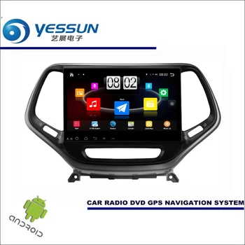 YESSUN Car Android Player Multimedia For Jeep Cherokee KL 2014~2016 - Radio Stereo GPS Map Nav Navi ( no CD DVD ) 10" HD Screen
